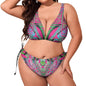 Fiji Masi Plus Size Women‘s Halter Bikini Set 1