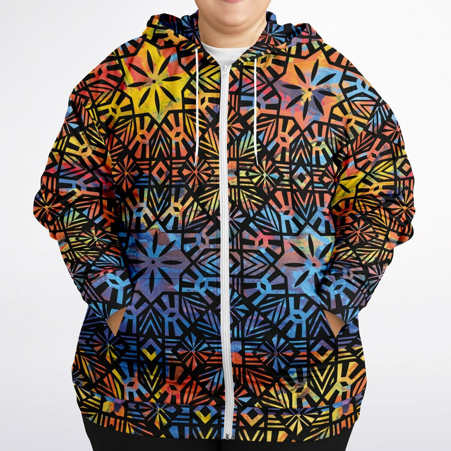 Fiji Masi Fashion Plus-size Ziphoodie 3