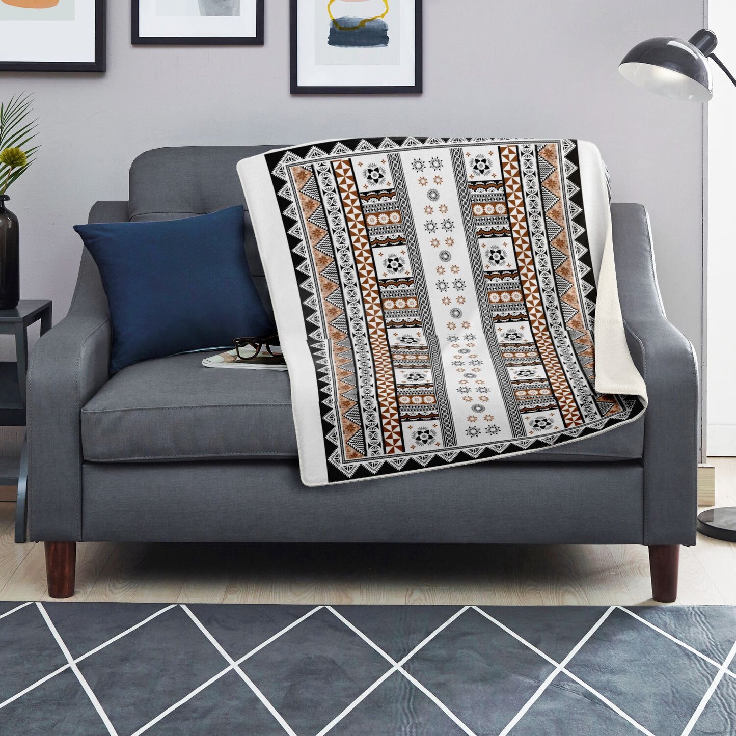 Fiji Masi Premium Microfleece Blanket - 6