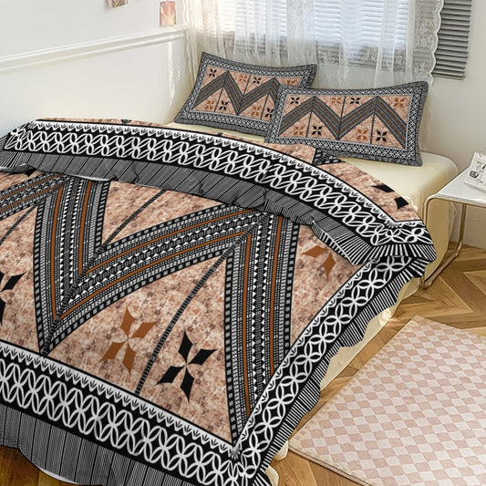 Fiji Masi 3-Piece Bedding Set-90"x90"/ 229x229cm (Dual-sided Printing) 9