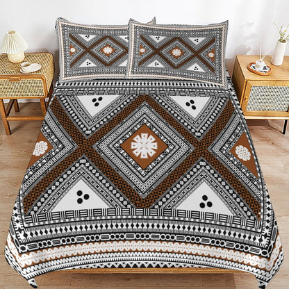 Fiji Masi 3-Piece Bedding Set-90"x90"/ 229x229cm (Dual-sided Printing)  4