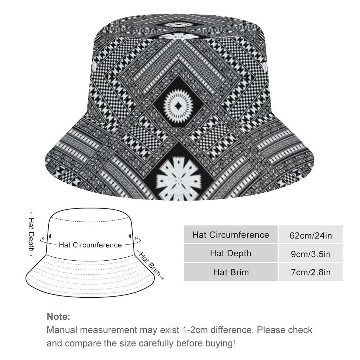 Fiji Masi Oversized Bucket Hat 3