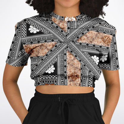 Fiji Masi  Short Sleeve Crop Top 4