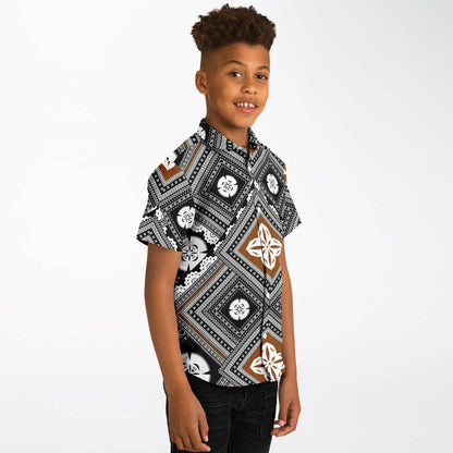 Fiji Masi Kids/Youth Short Sleeve Button Down Shirt 2