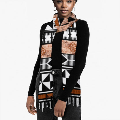 Fiji Masi Cashmere-like Tassel Scarf 3