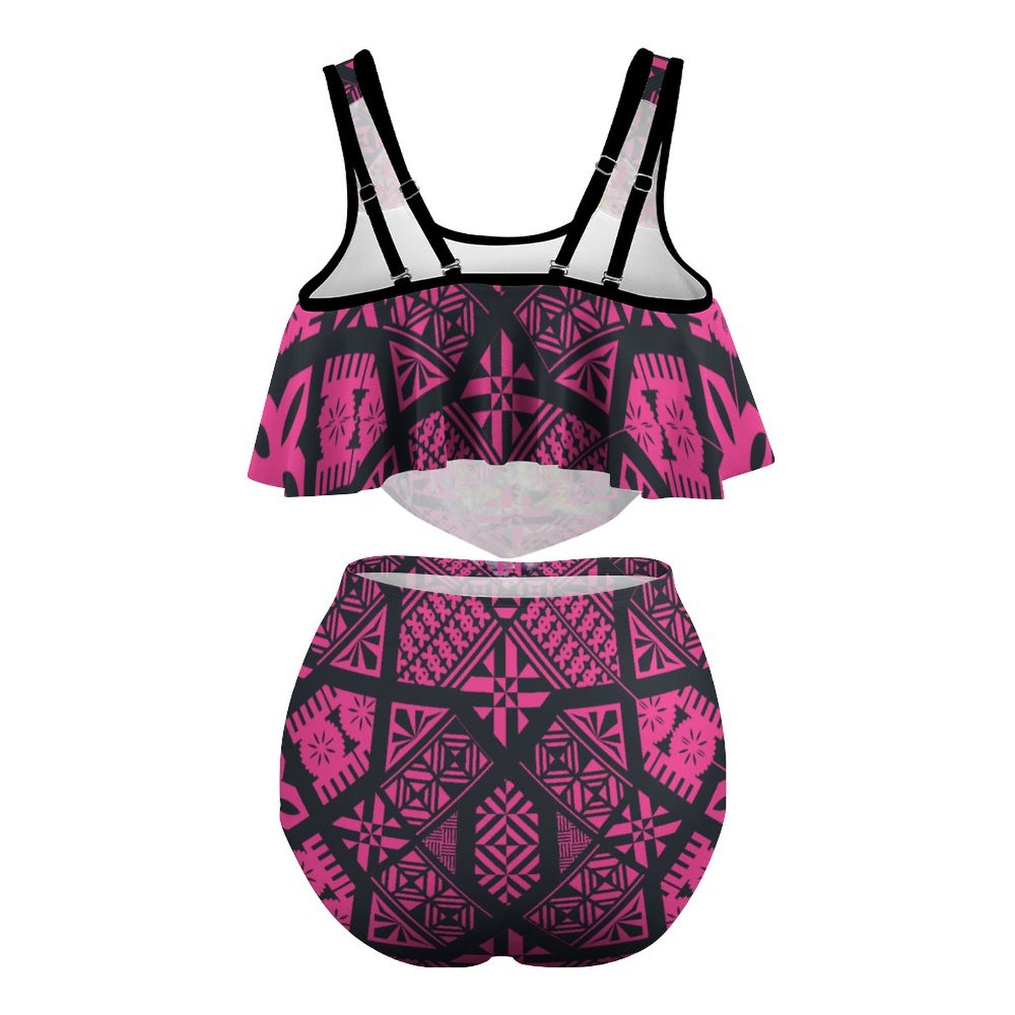 Fiji Masi Plus Size Women's Two piece Swimsuit with Tankini 4