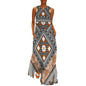 Fiji Masi Sleeveless Ankle-length Dress 4