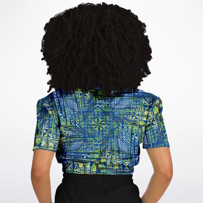 Fiji Masi  Short Sleeve Crop Top 6