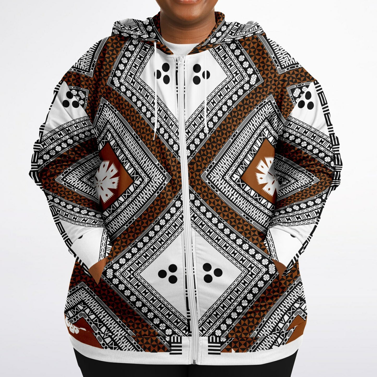 Fiji Masi Athletic Plus-size Ziphoodie 1