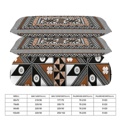 Fiji Masi 3-Piece Bedding Set-90"x90"/ 229x229cm (Dual-sided Printing) 6