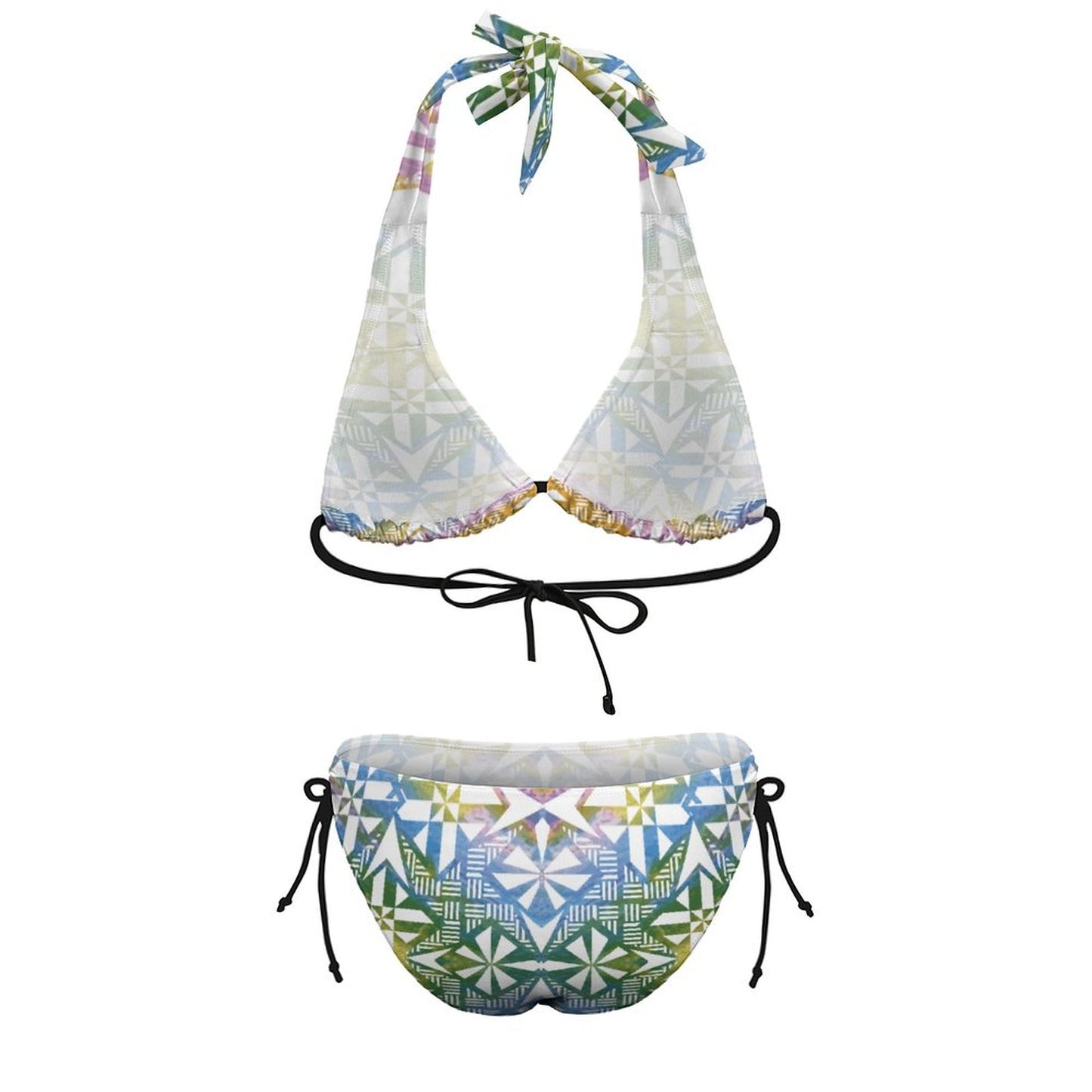 Fiji Masi Two Piece Halter Swimsuit 3