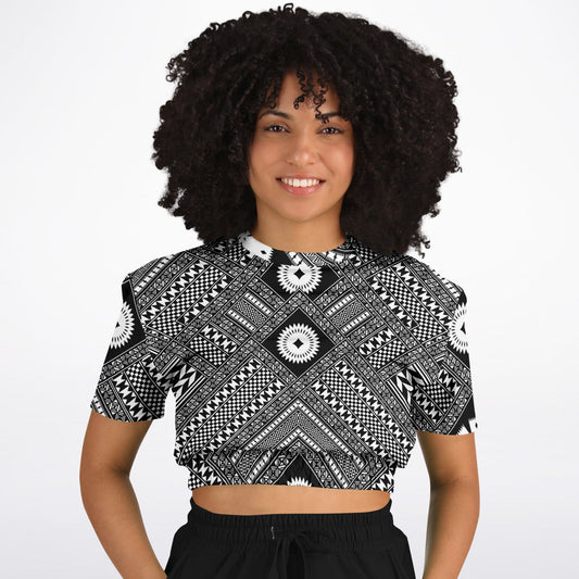 Fiji Masi  Short Sleeve Crop Top 5